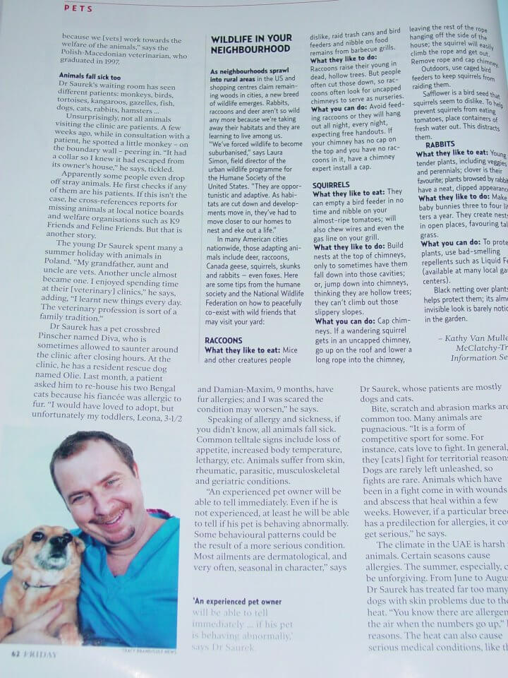 gul news article02 - Vet Care Dubai gul news article02 - Vet Care Dubai
